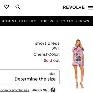 SWF mini dress in cherish Pink and Black Tie-Dye Dress